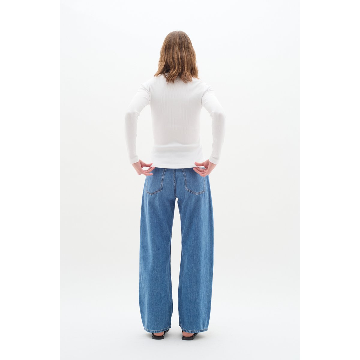 Jersey top blanc pure white, INWEAR