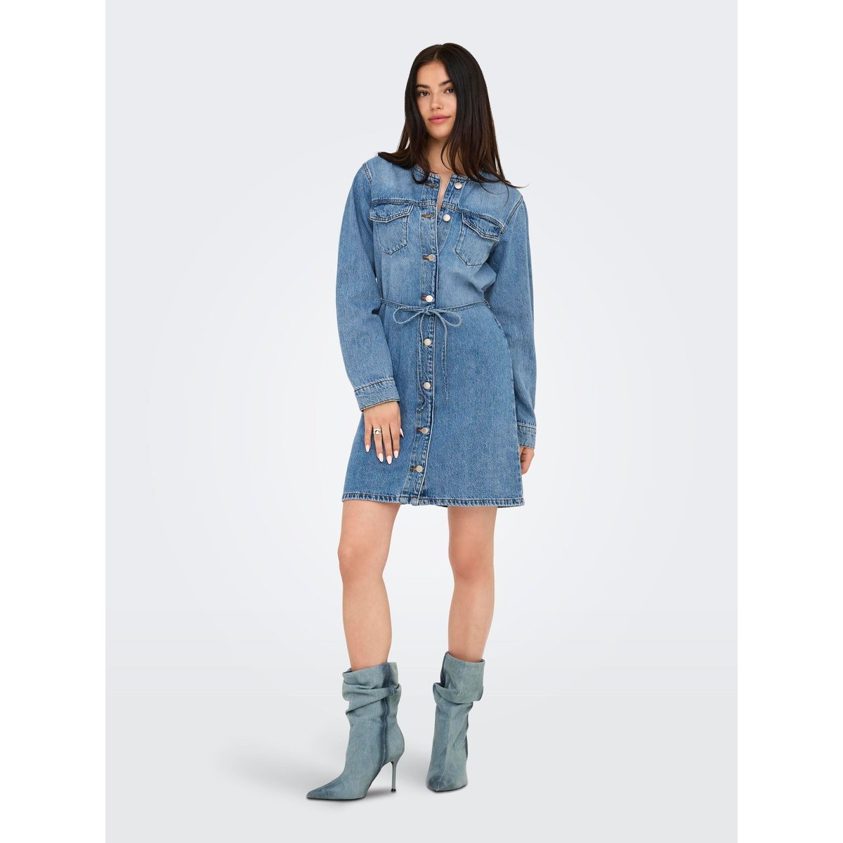 Robe En Denim light blue denim, ONLY
