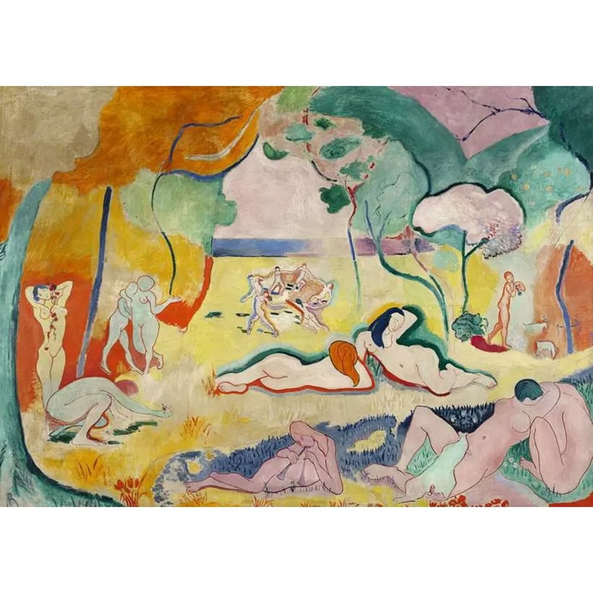 Puzzle La joie de vivre Henri Matisse 1000 pcs blanc, RAVENSBURGER