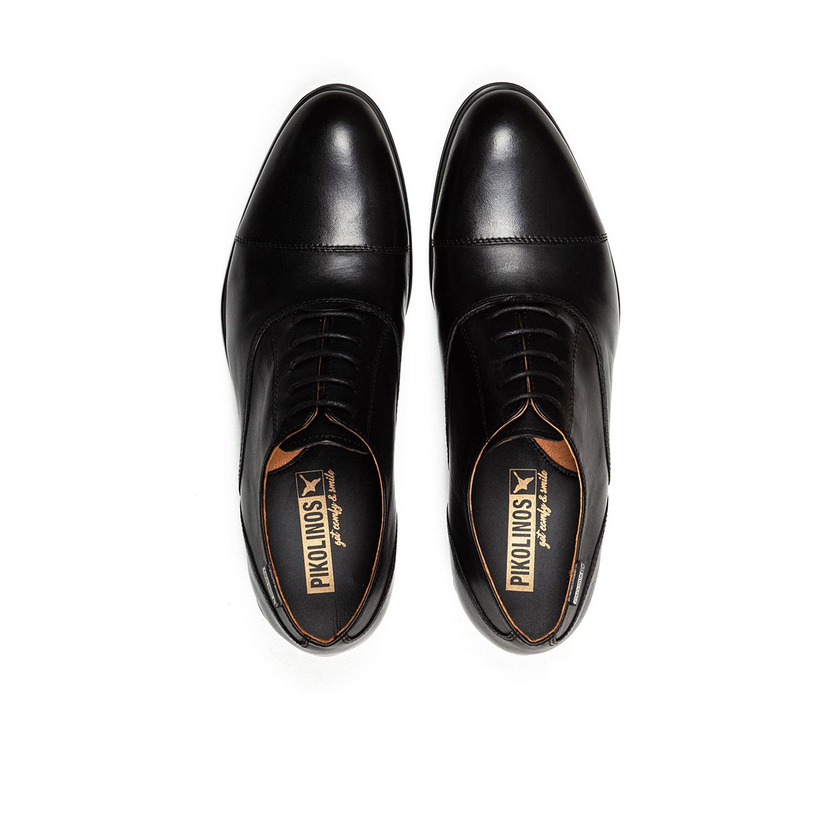 Chaussures à lacets cuir Bristol black, PIKOLINOS