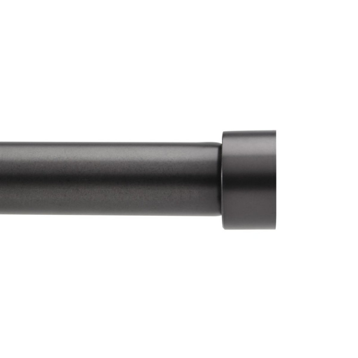 Tringle à rideaux simple extensible métal  CAPPA noir, UMBRA