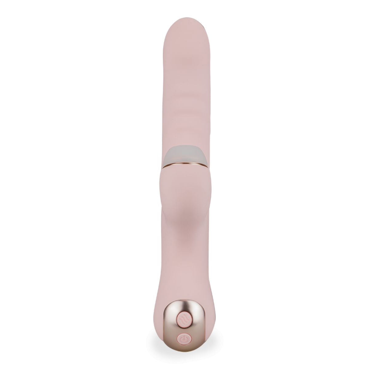 Vibromasseur puissant rabbit va-et-vient et 3 becs stimulants Amor rose, LOVE AND VIBES
