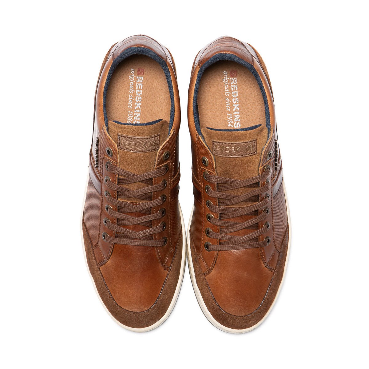 SALDAN CHATAIGNE+MARINE cognac+marron, REDSKINS
