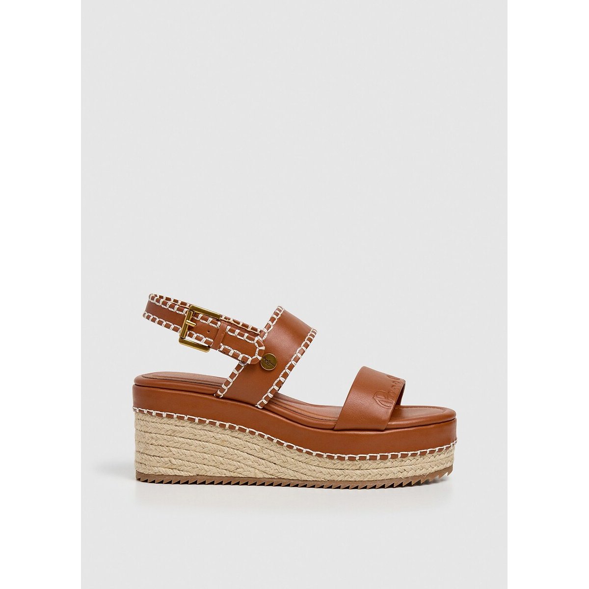 Sandalias de cuña BILLIES LOG coñac, PEPE JEANS