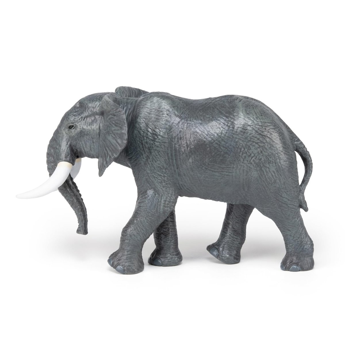 Figurine Grand Eléphant d'Afrique gris, PAPO