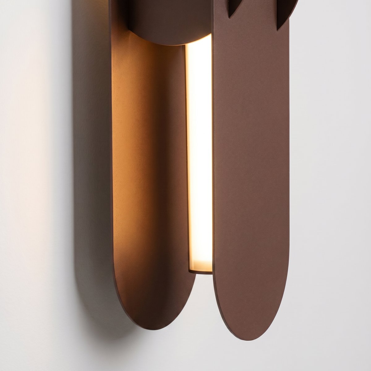 Applique murale Acier Marron LED 1 Chain marron, EDEN