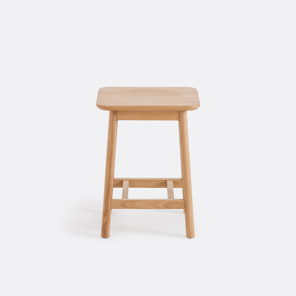 Hocker aus massiver Eiche H45 cm, Monsio eiche, LA REDOUTE INTERIEURS