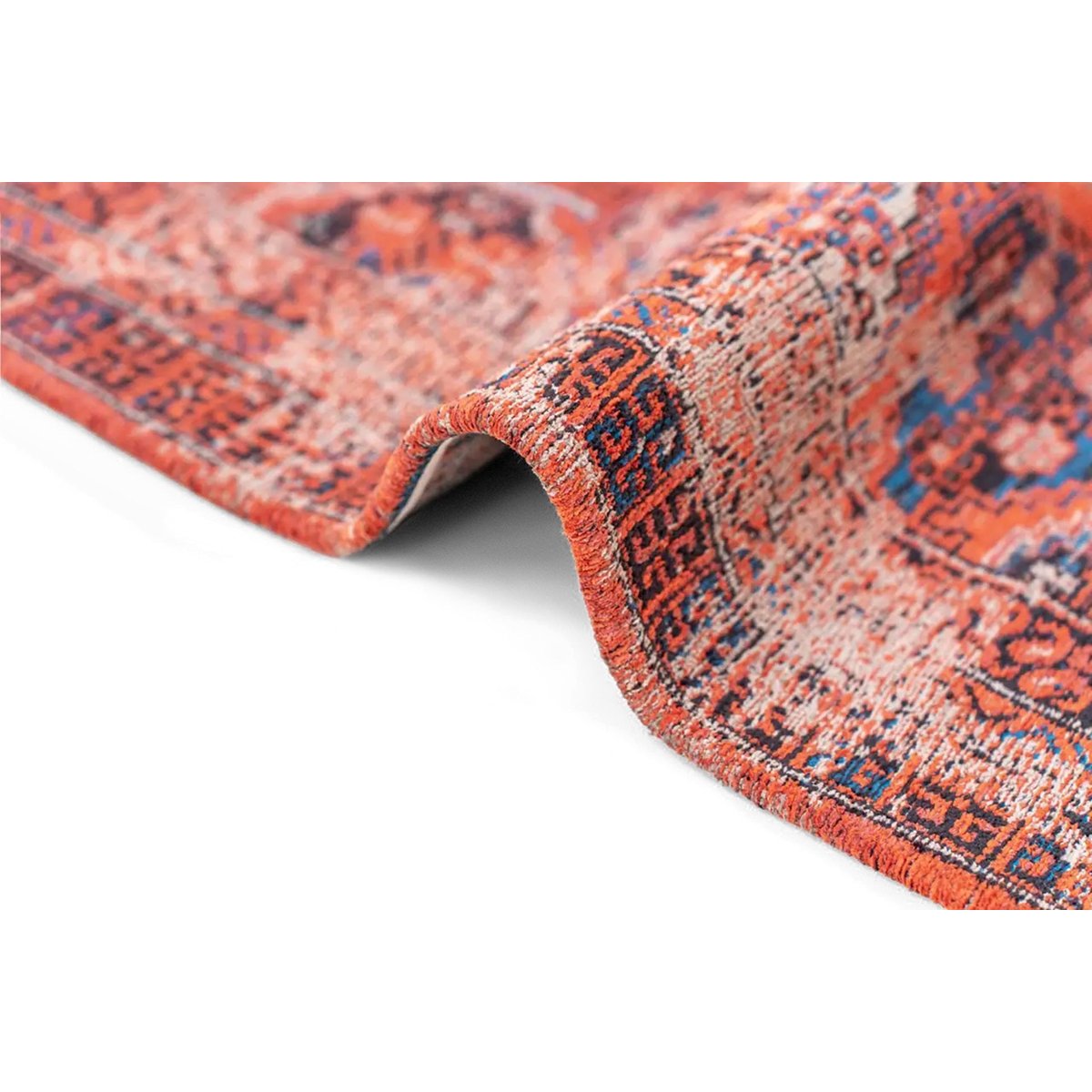 Tapis tissé plat style orient AGHA rouge, NOVATREND