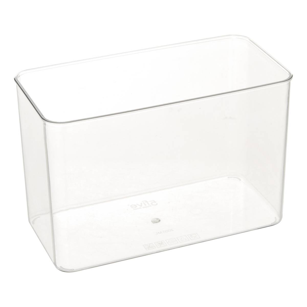 Boîte de conservation rectangulaire ESKE transparent, 5FIVE SIMPLY SMART