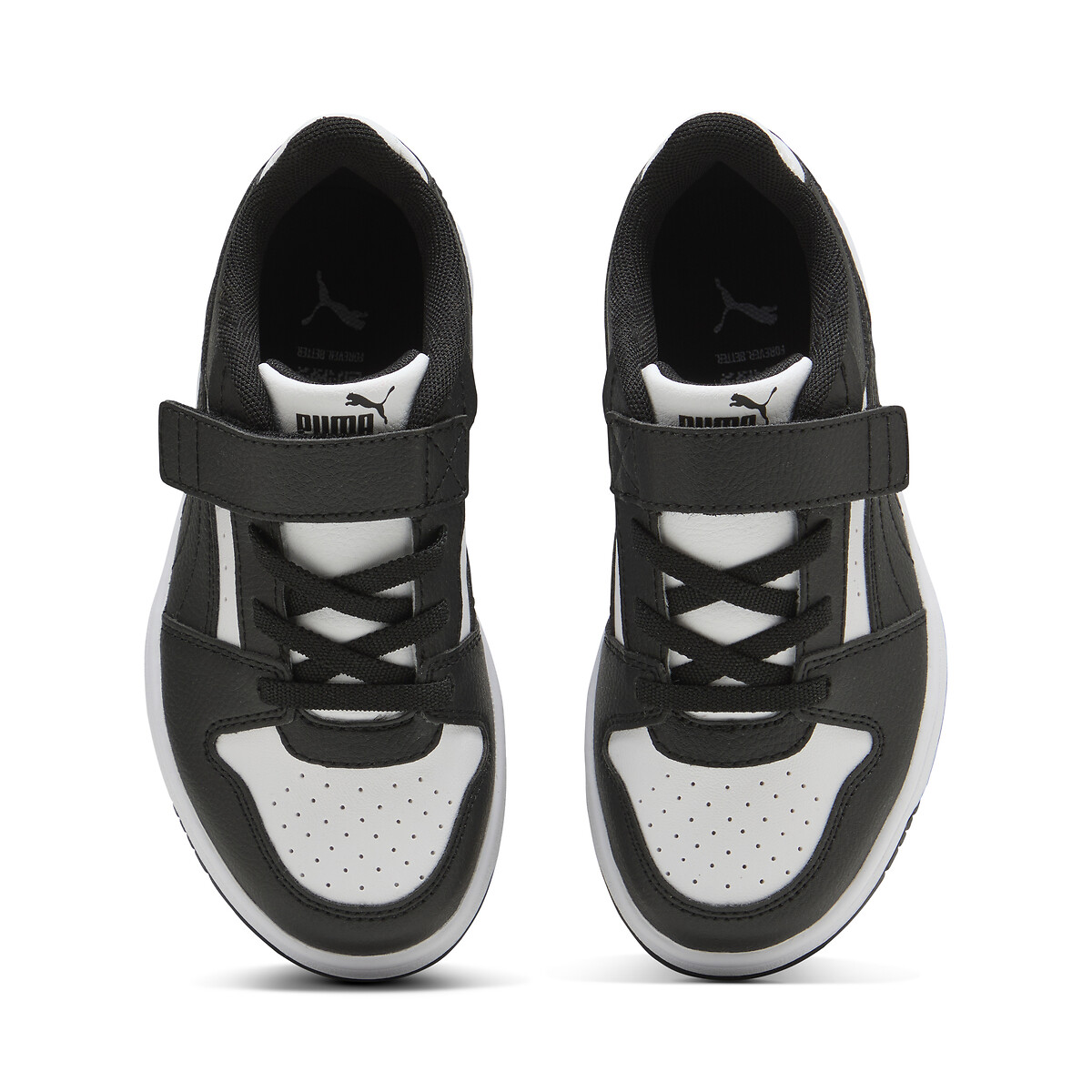 Baskets basses REBOUND SLAM LO blanc/noir, PUMA