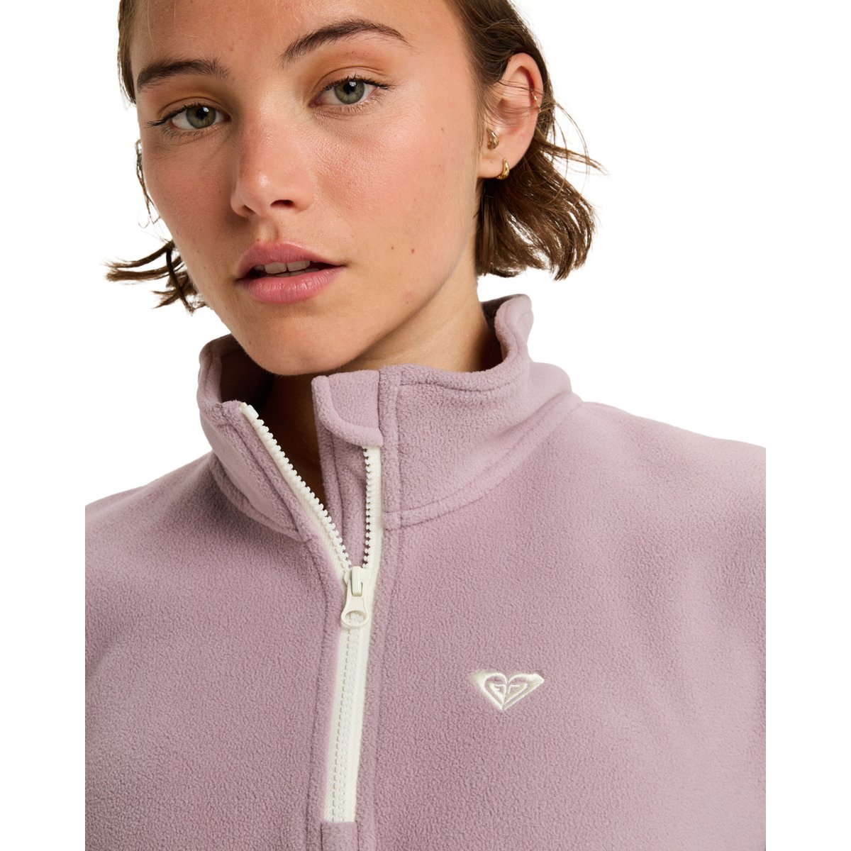 Polaire de sport WAVES OF WARMTH HALF ZIP. violet nirvana, ROXY