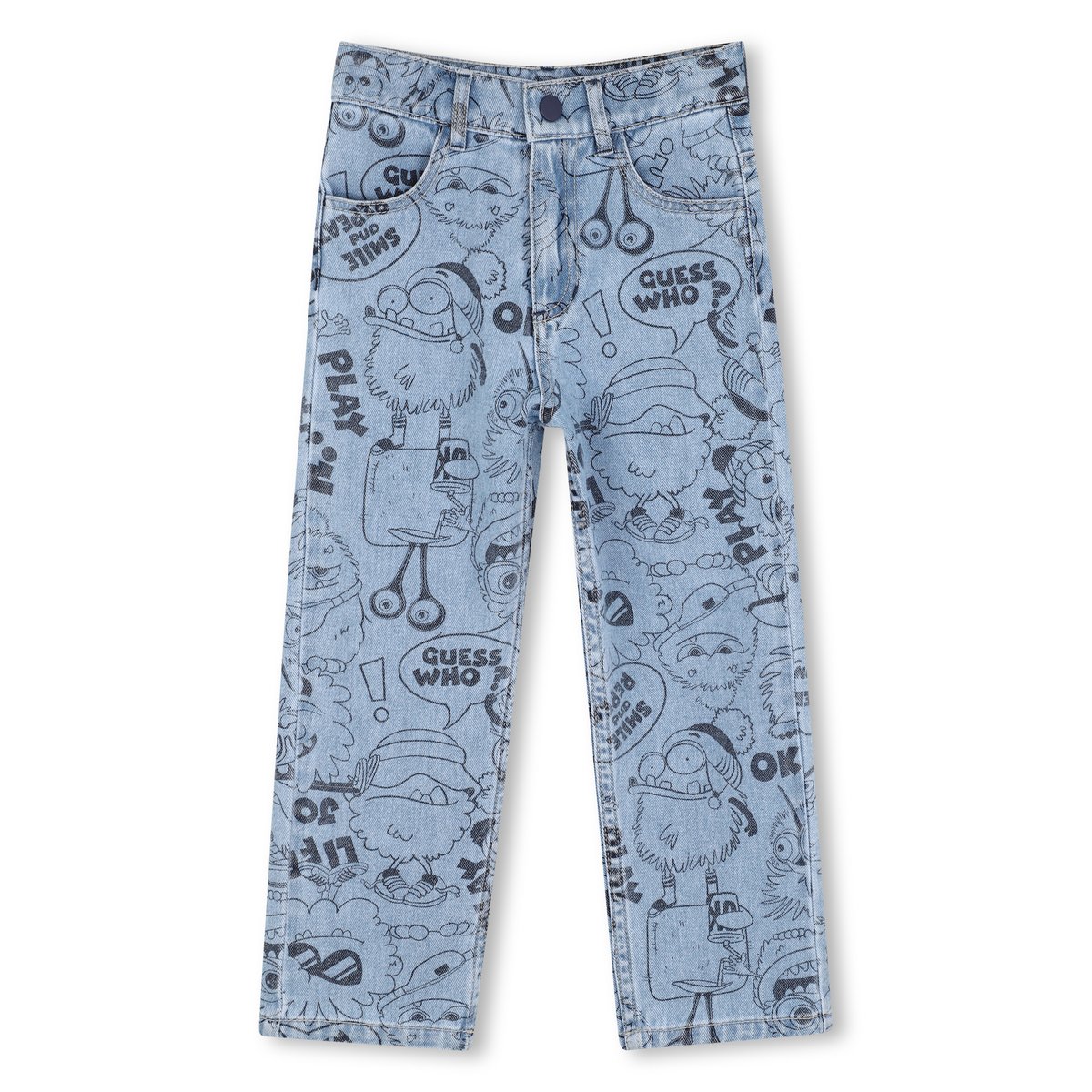 Pantalon en denim double stone+bleach, BILLIEBLUSH