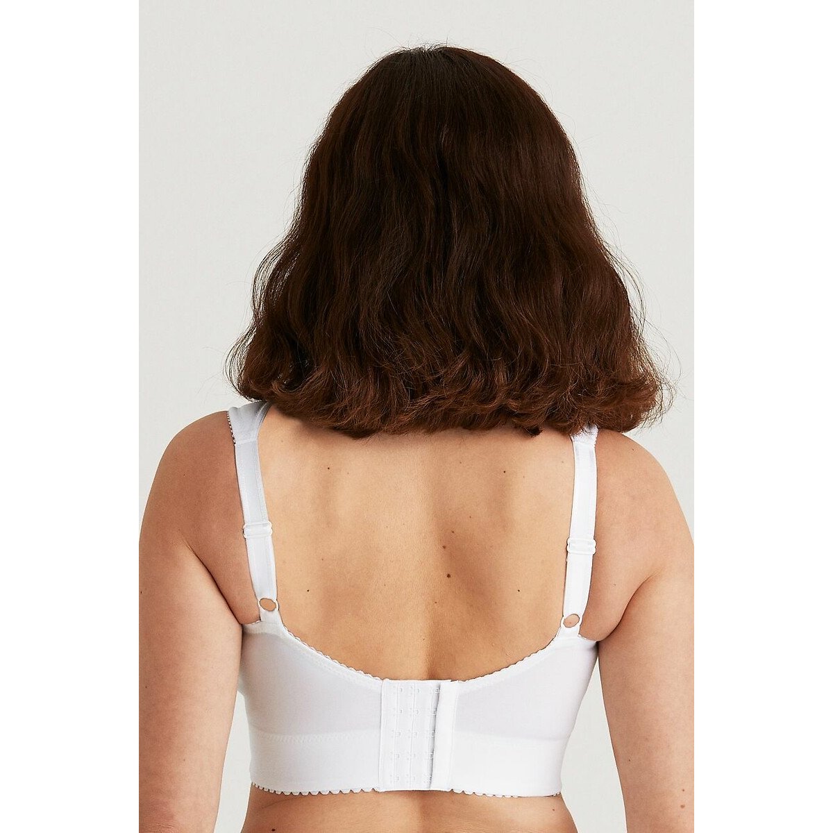 Reggiseno senza ferretti Cotton Simplex bianco, MISS MARY OF SWEDEN
