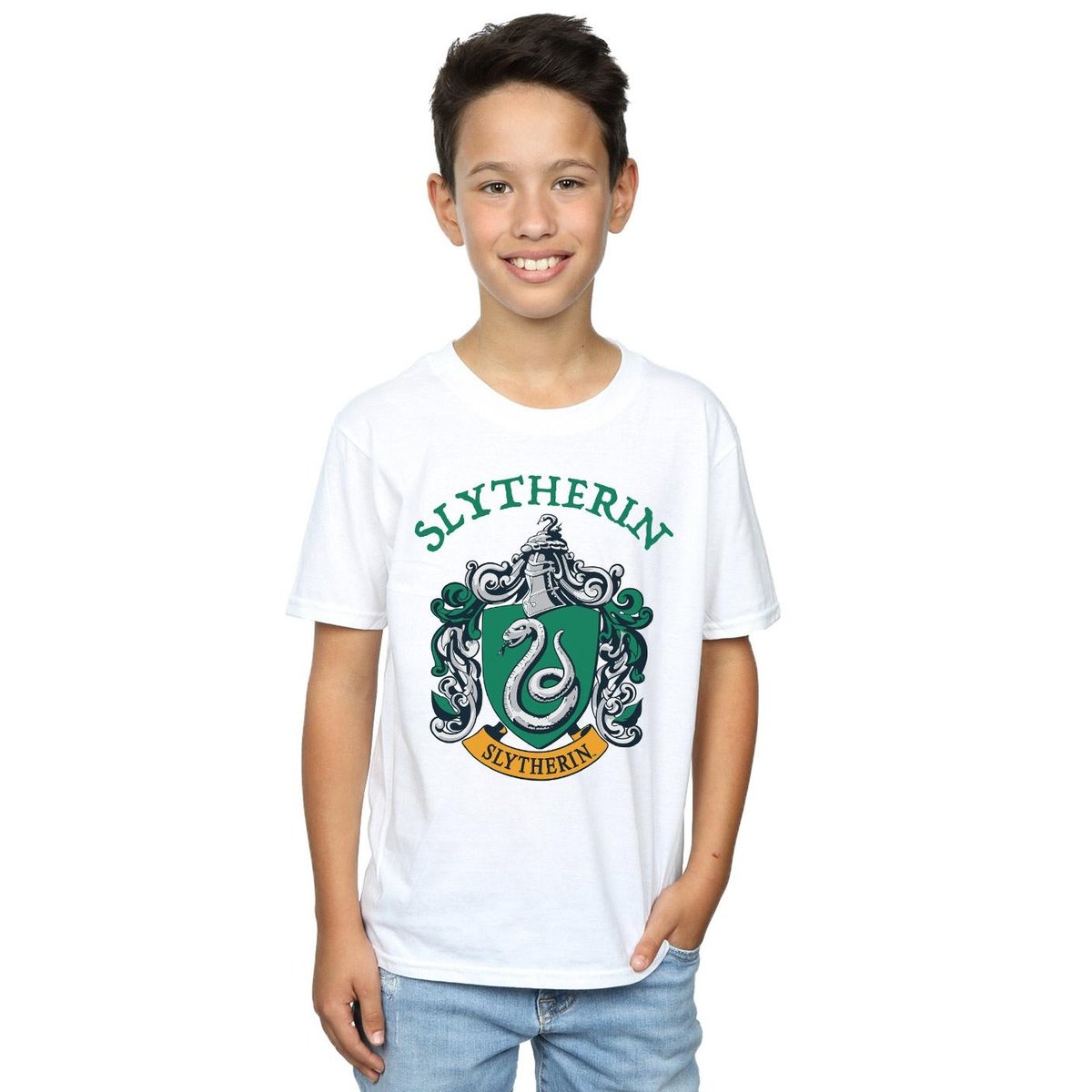 T-shirt SLYTHERIN blanc, HARRY POTTER