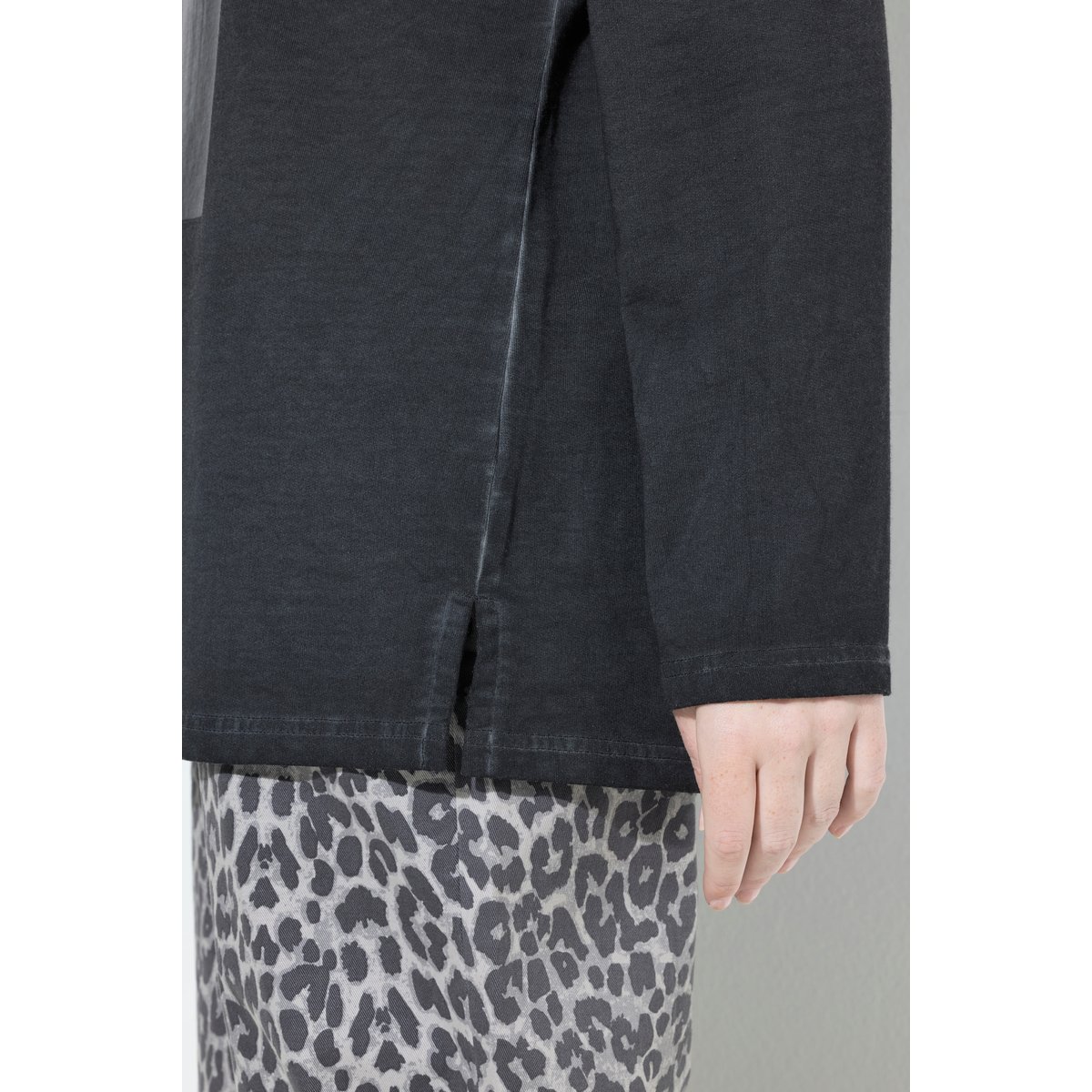 Sweat-shirt New York gris graphite, ULLA POPKEN