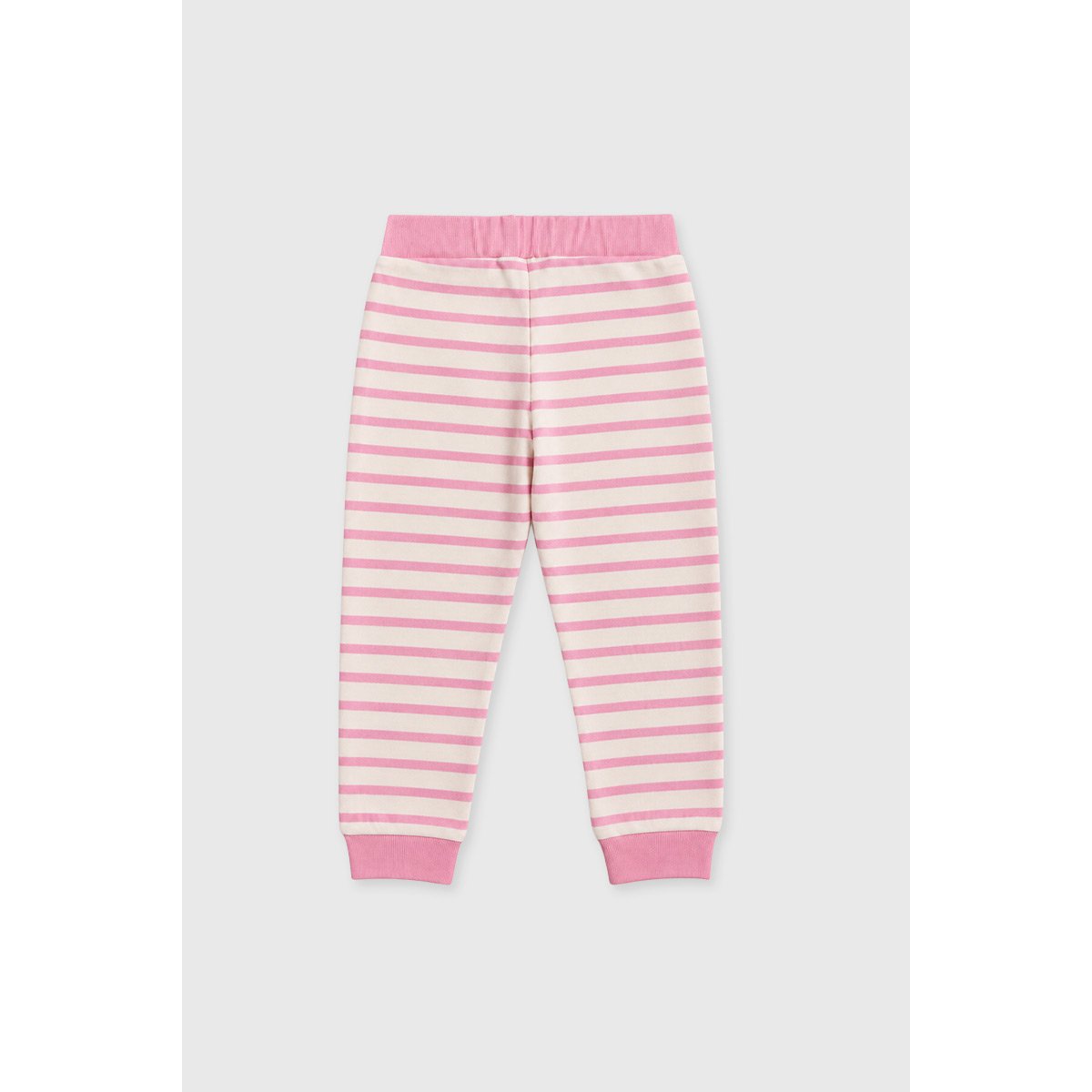 Pyjama rayé coeur Kids - coton nature/dusty pink, ARMOR-LUX