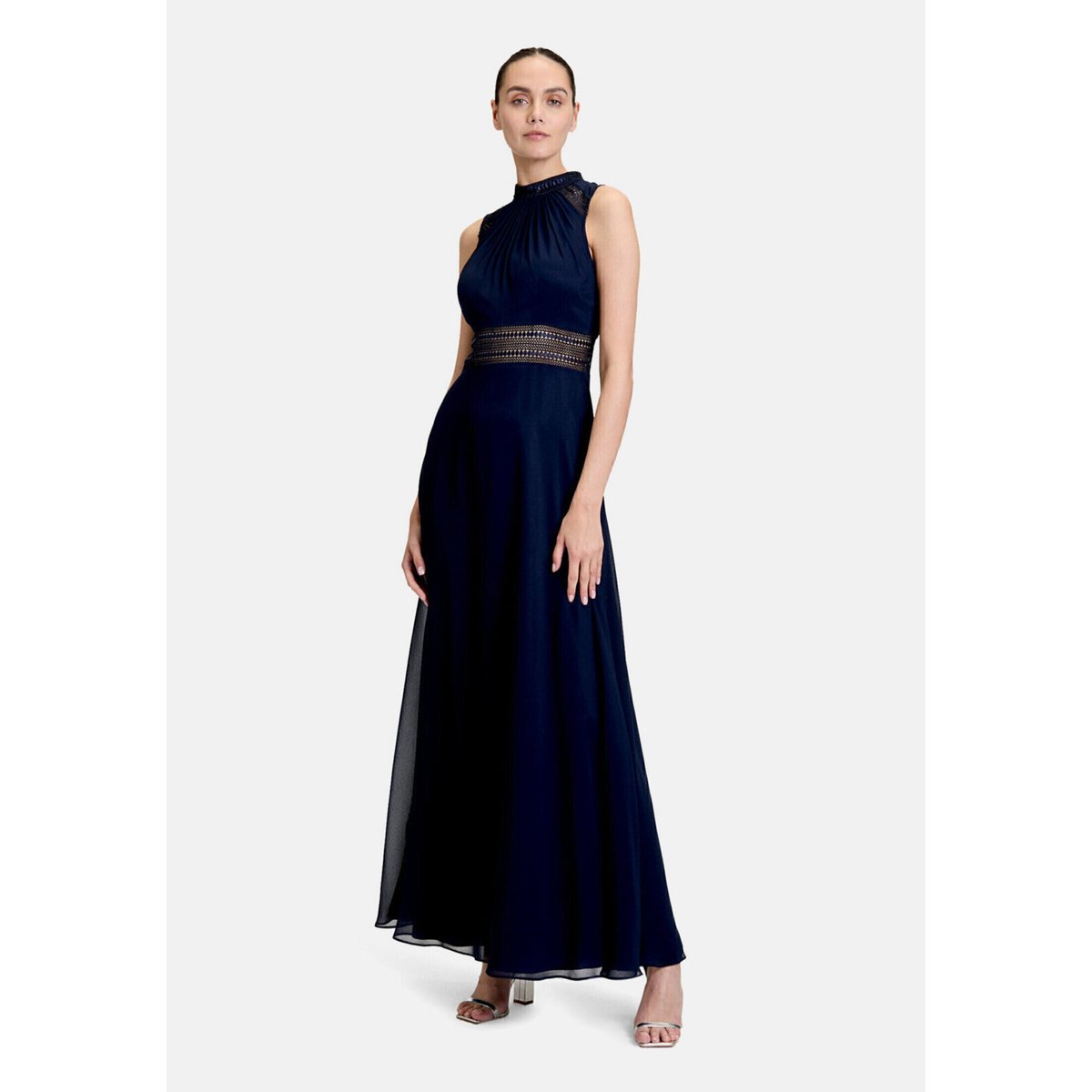 Robe de soirée dos-nu night sky, VERA MONT