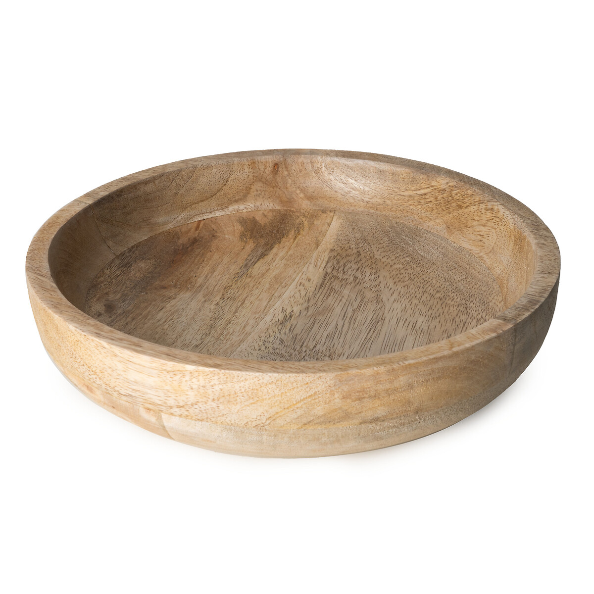 Medium Plain Mango Wood Serving Bowl in Natural Finish brown , SO'HOME