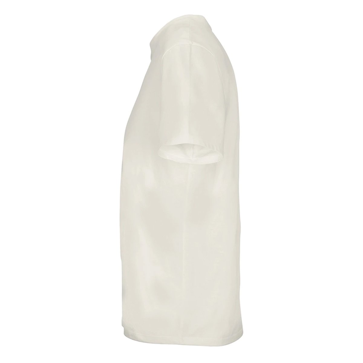 T-shirt uni manches courtes LYAM blanc cassé, SOLS