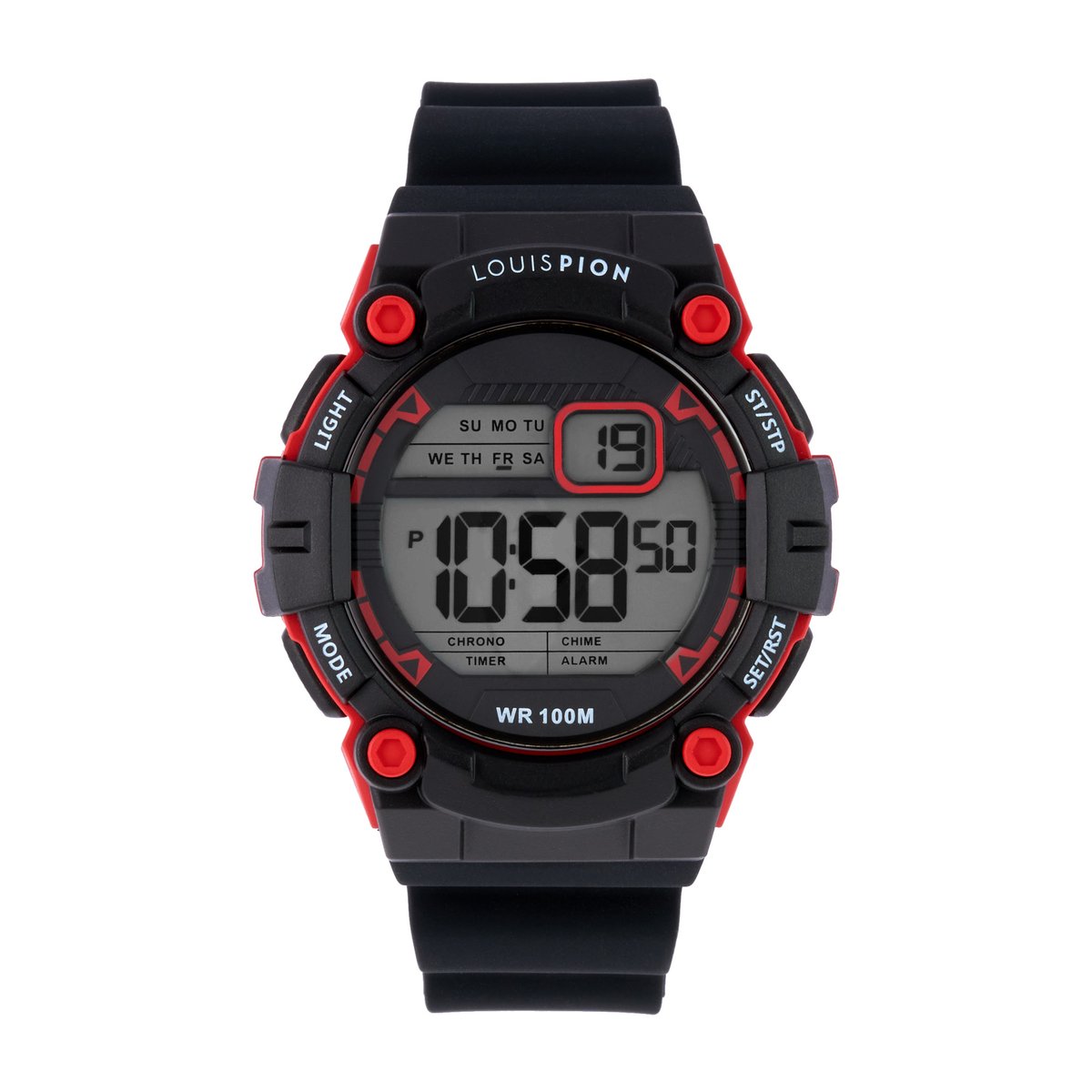 Montre Digital TEDDY noir noir noir, LOUIS PION