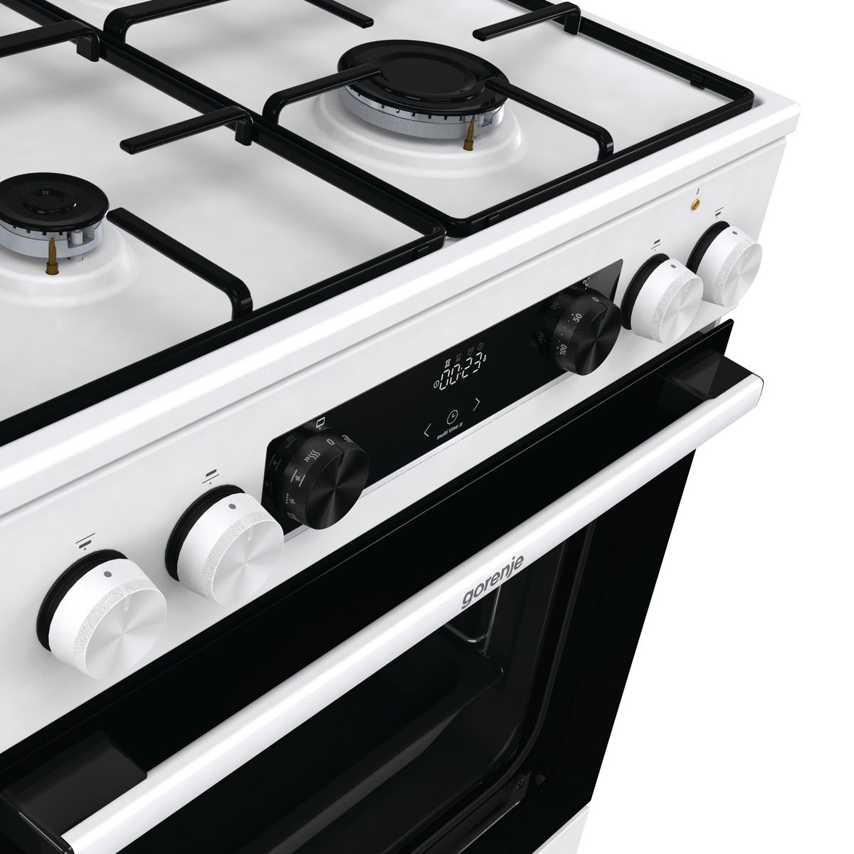 Cuisinière gaz GKS6C70WJ blanc, GORENJE