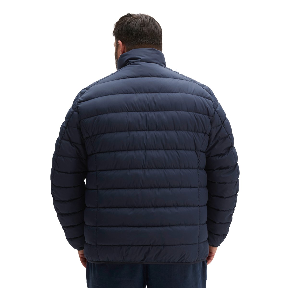 Veste matelassée regular en qualité légère et imperméable bleu foncé, MARC O'POLO