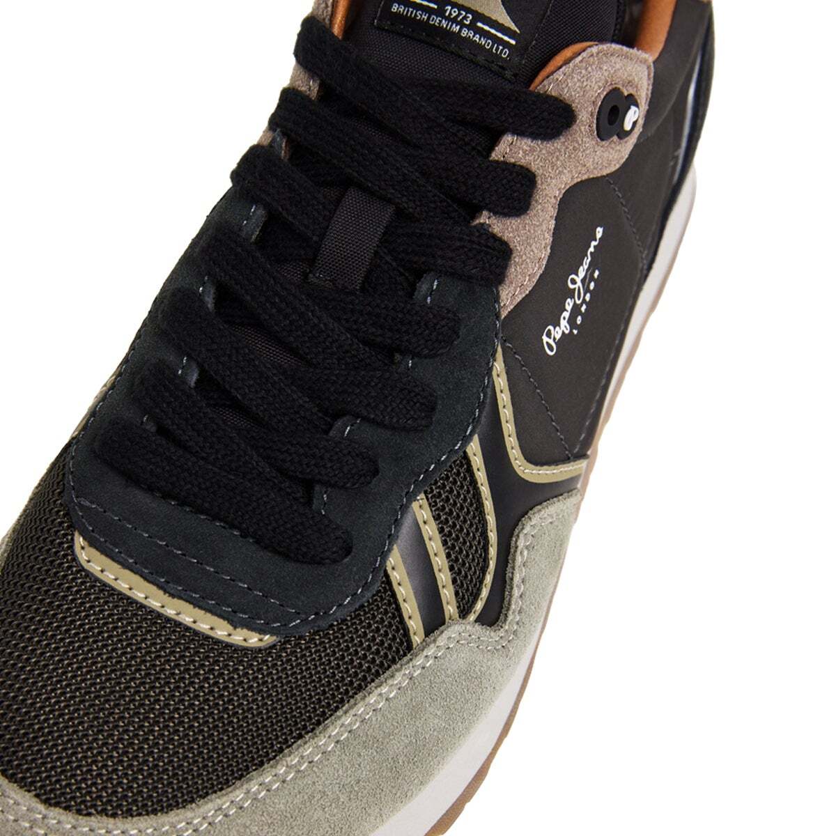 Brit - Baskets De Running Rétro gris, PEPE JEANS