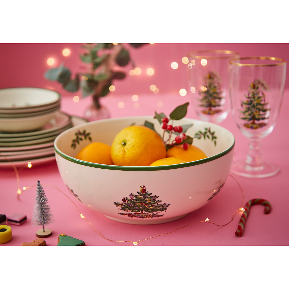 Christmas Tree Serving Bowl white, SPODE
