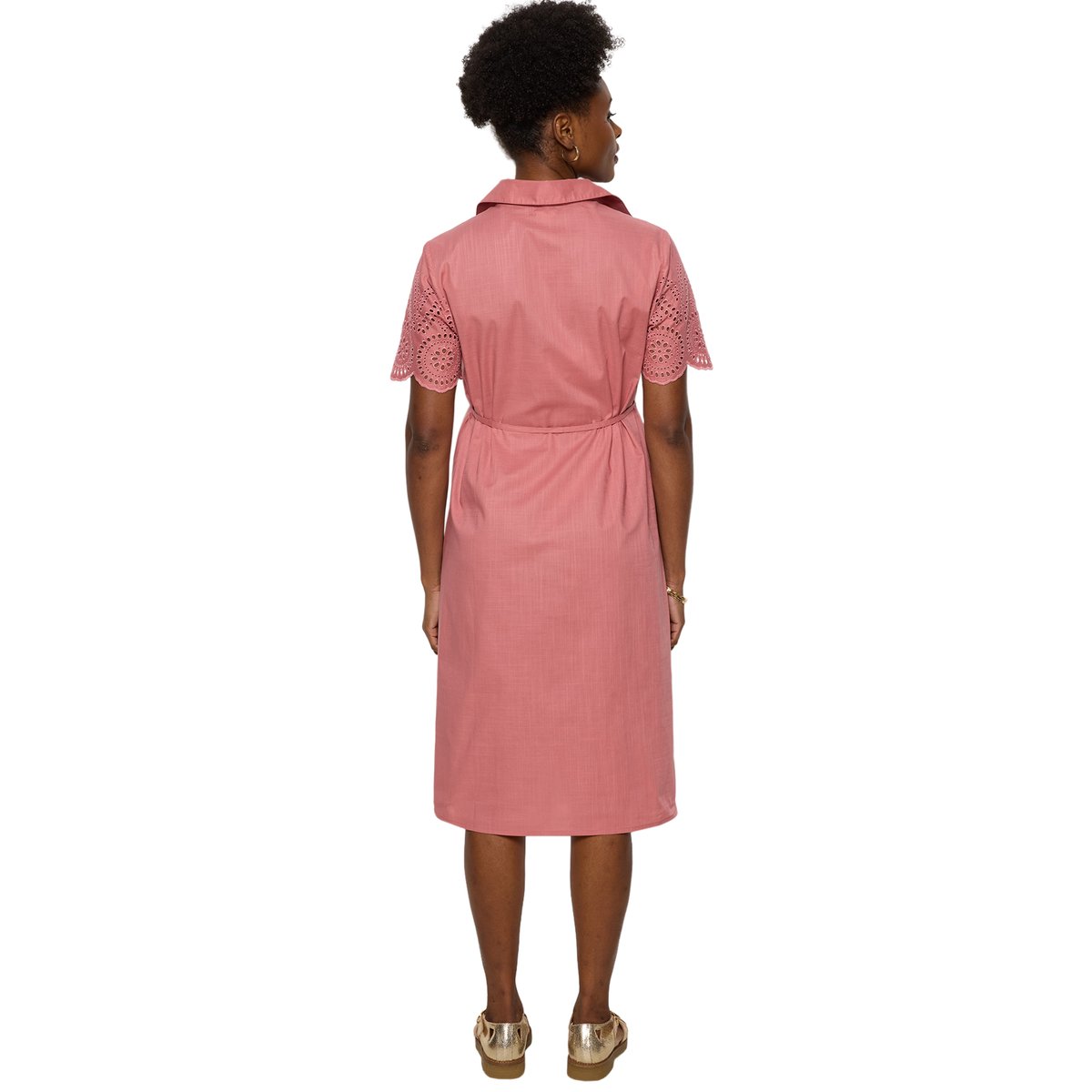 Robe chemise allaitement rose, VERTBAUDET