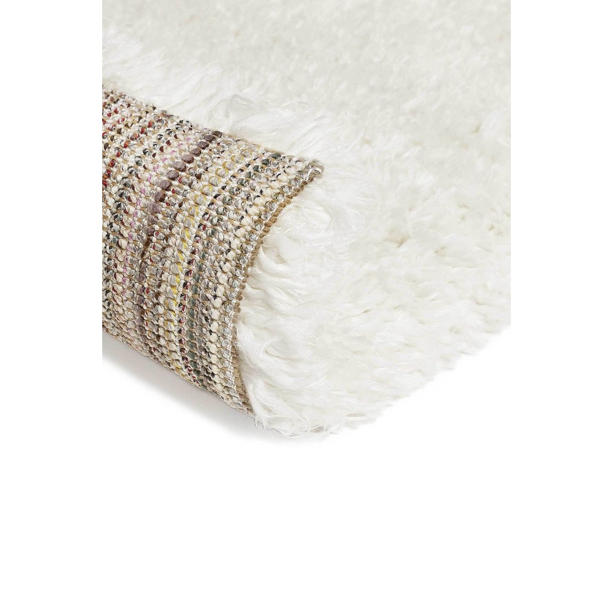 Tapis shaggy, aspect laineux , SMILLA blanc creme, WECON HOME
