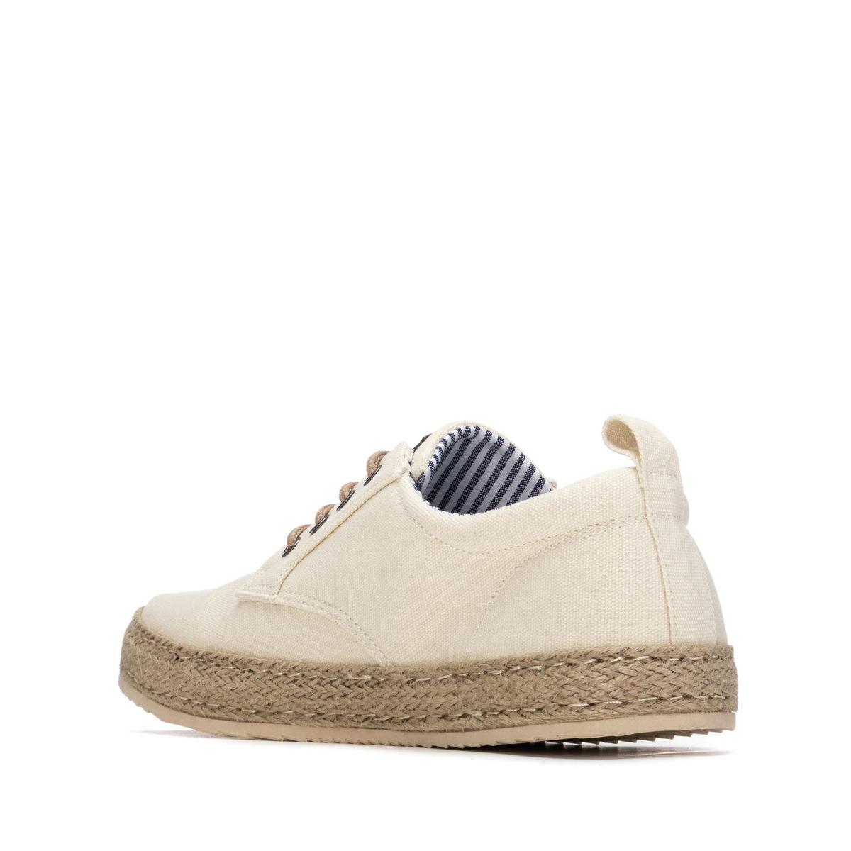 Chaussure Plaine Décontractée Lacets beige, REFRESH