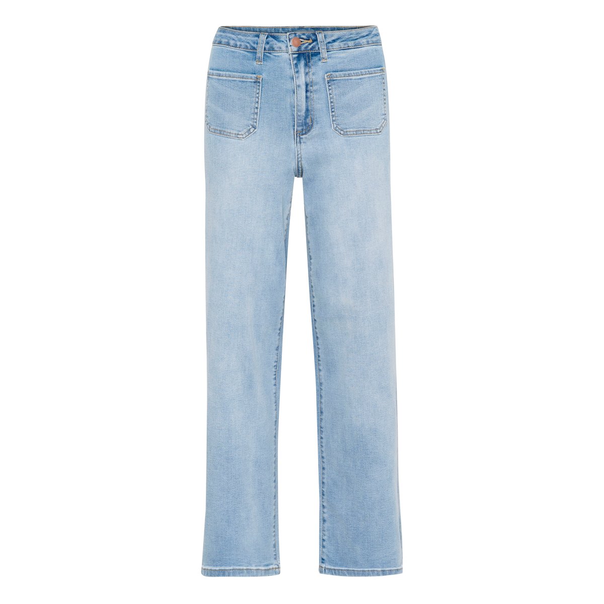 Jeans bleu light blue washed denim, KAFFE