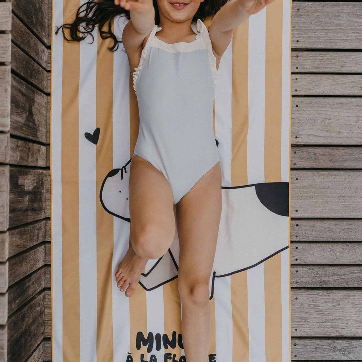 Serviette de plage jaune, ZAKUW
