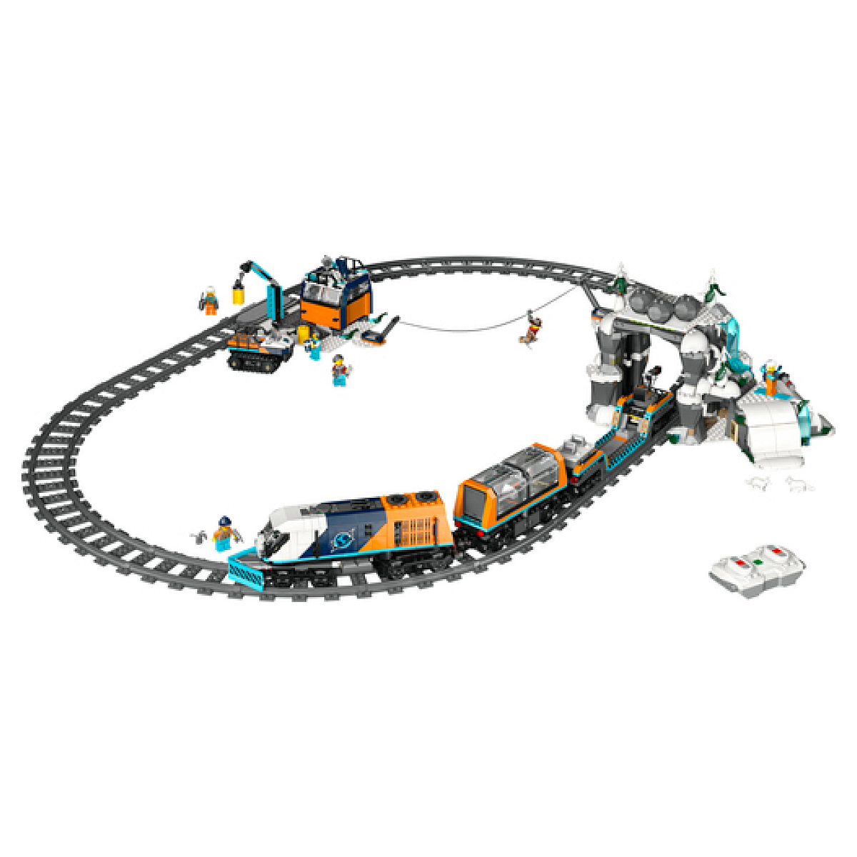 60470 Le train express des explorateurs en Arctique multicolore, LEGO