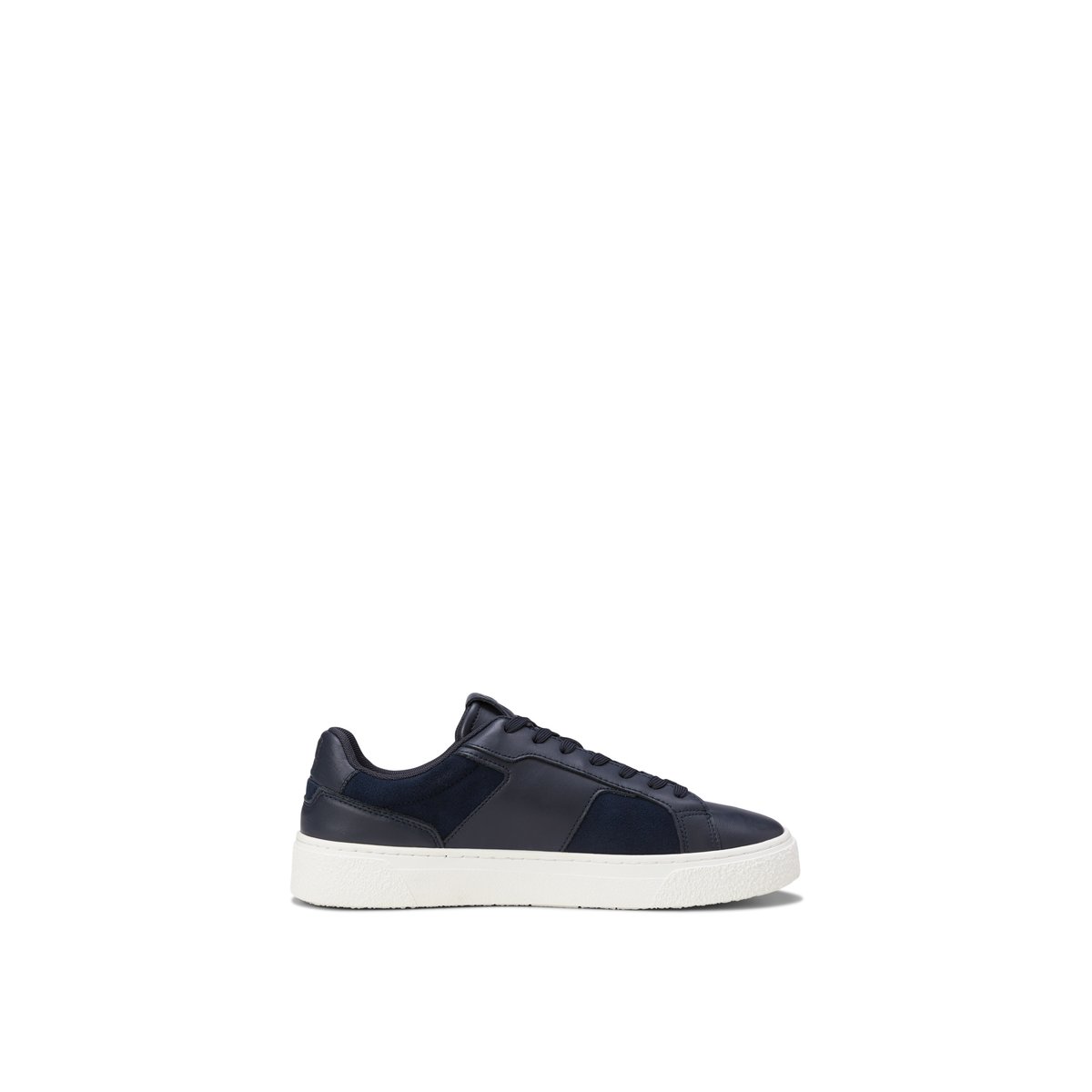 Baskets en cuir de vache de haute qualité bleu foncé, MARC O'POLO