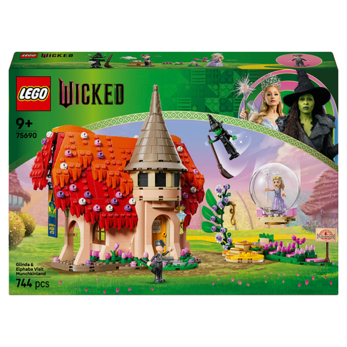 75690 Glinda et Elphaba au pays des Munchkins Wicked couleur unique, LEGO
