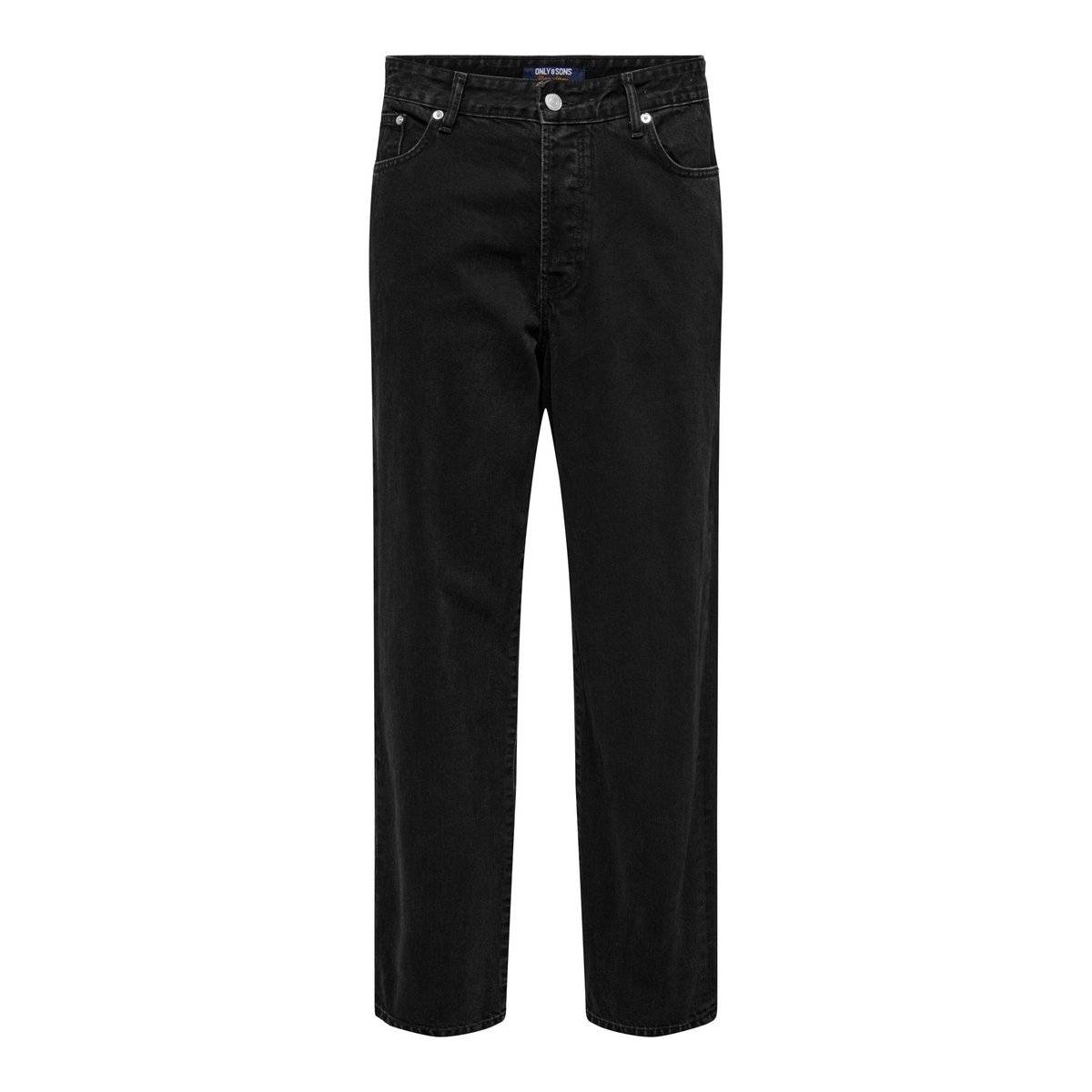 Jean À Coupe Ample black denim, ONLY & SONS