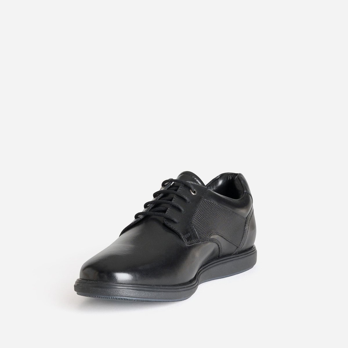 Derby en cuir FERRUCCIO noir, ERAM