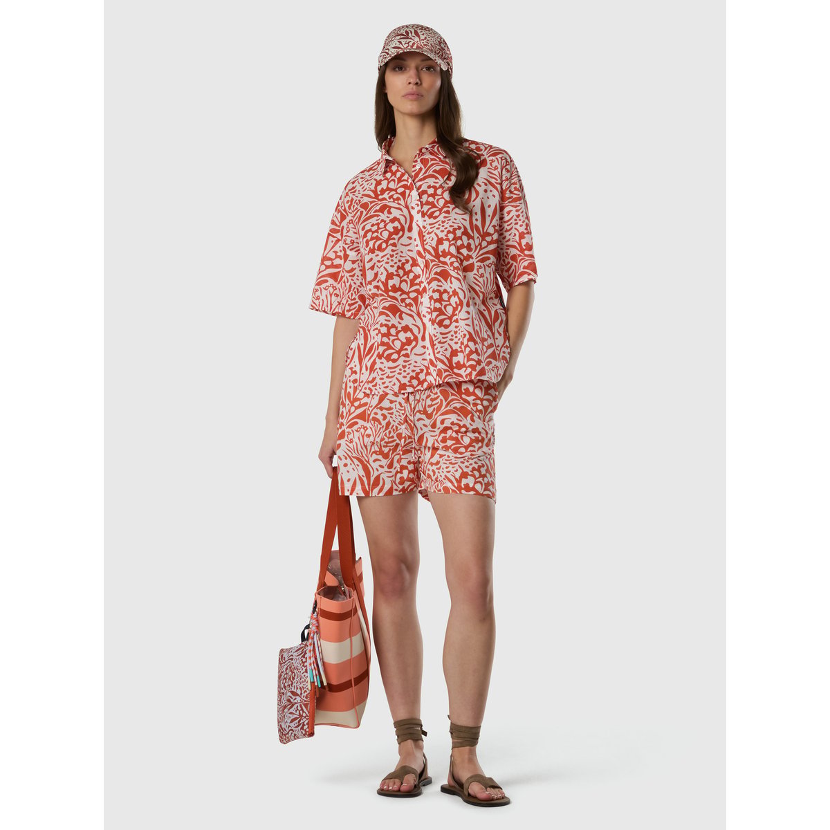 Chemise en mousseline avec imprimé corail combo 2, NORTH SAILS