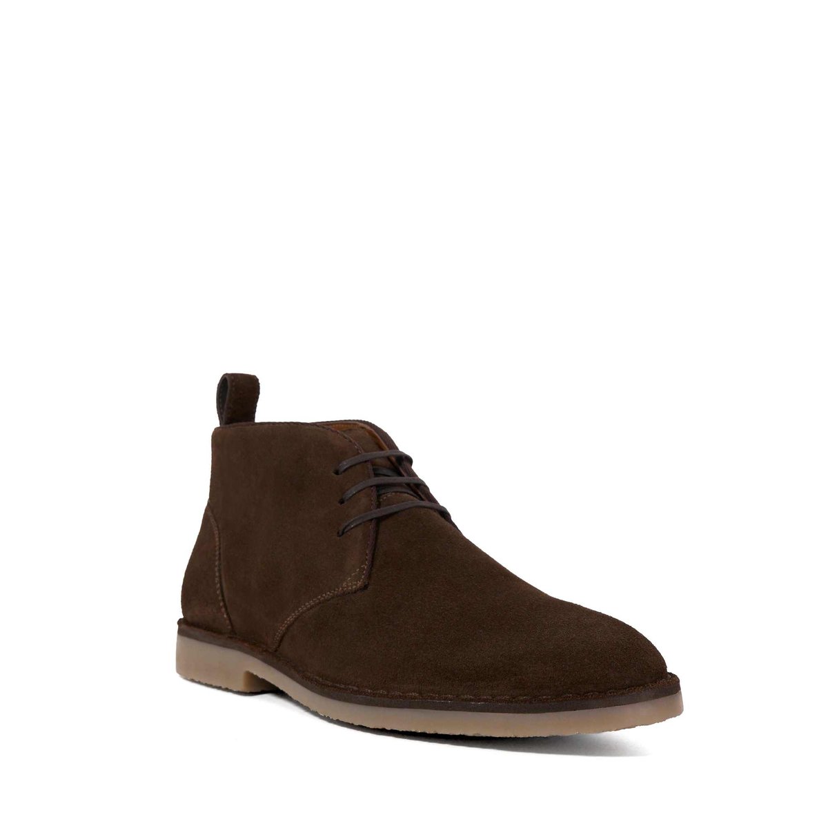 Bottines Chukka à lacets - CASHED Wide Fit brown, DUNE LONDON