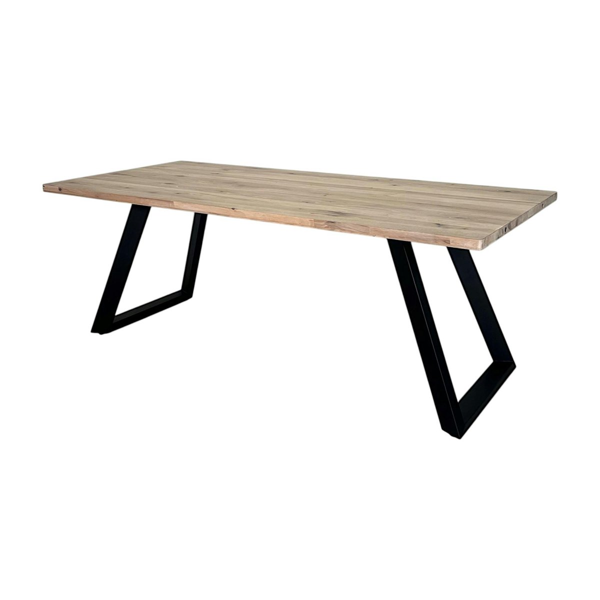 Table à manger extensible bois blanchi 200 cm COSTENTA bois naturel, PIER IMPORT