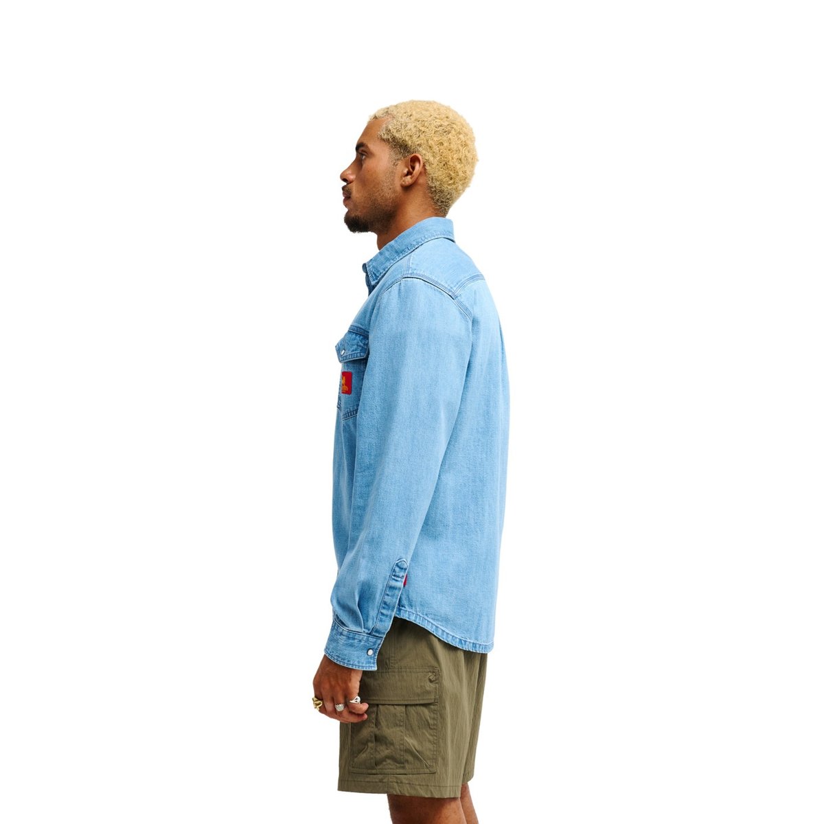 Chemise manches longues en denim BOB MARLEY UPRISING bleu stone indigo, QUIKSILVER