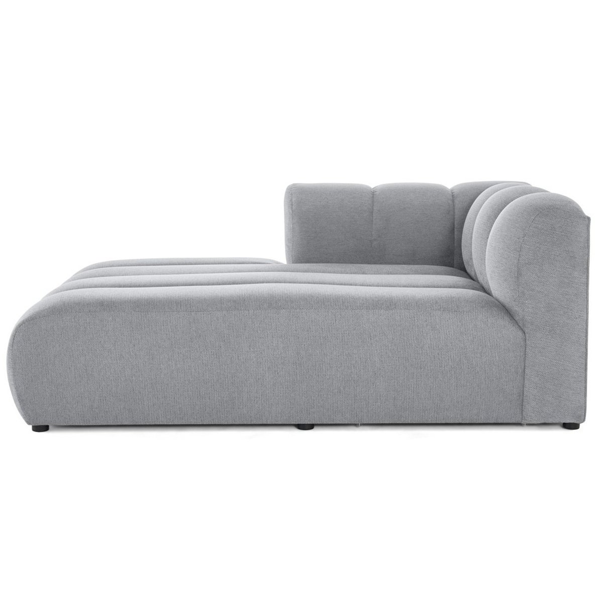 Module d'assise méridienne gauche - DEBBIE gris, BEST MOBILIER