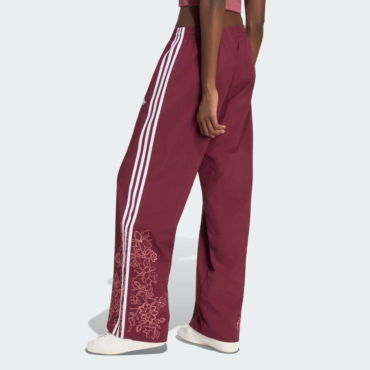 Pantalon De Survêtement Large Floral Gfx Firebird Pantalon De Survêtement Large Floral Gfx Firebird maroon, adidas Originals