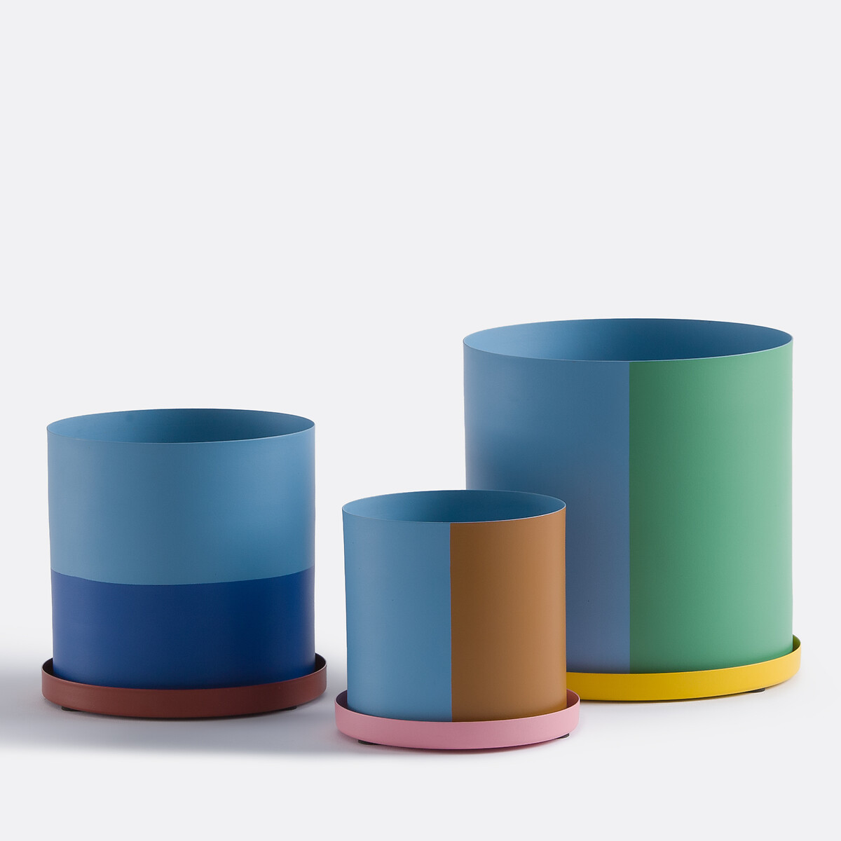 Vaso em ferro Ø20 cm, Palavas multicolor, LA REDOUTE INTERIEURS