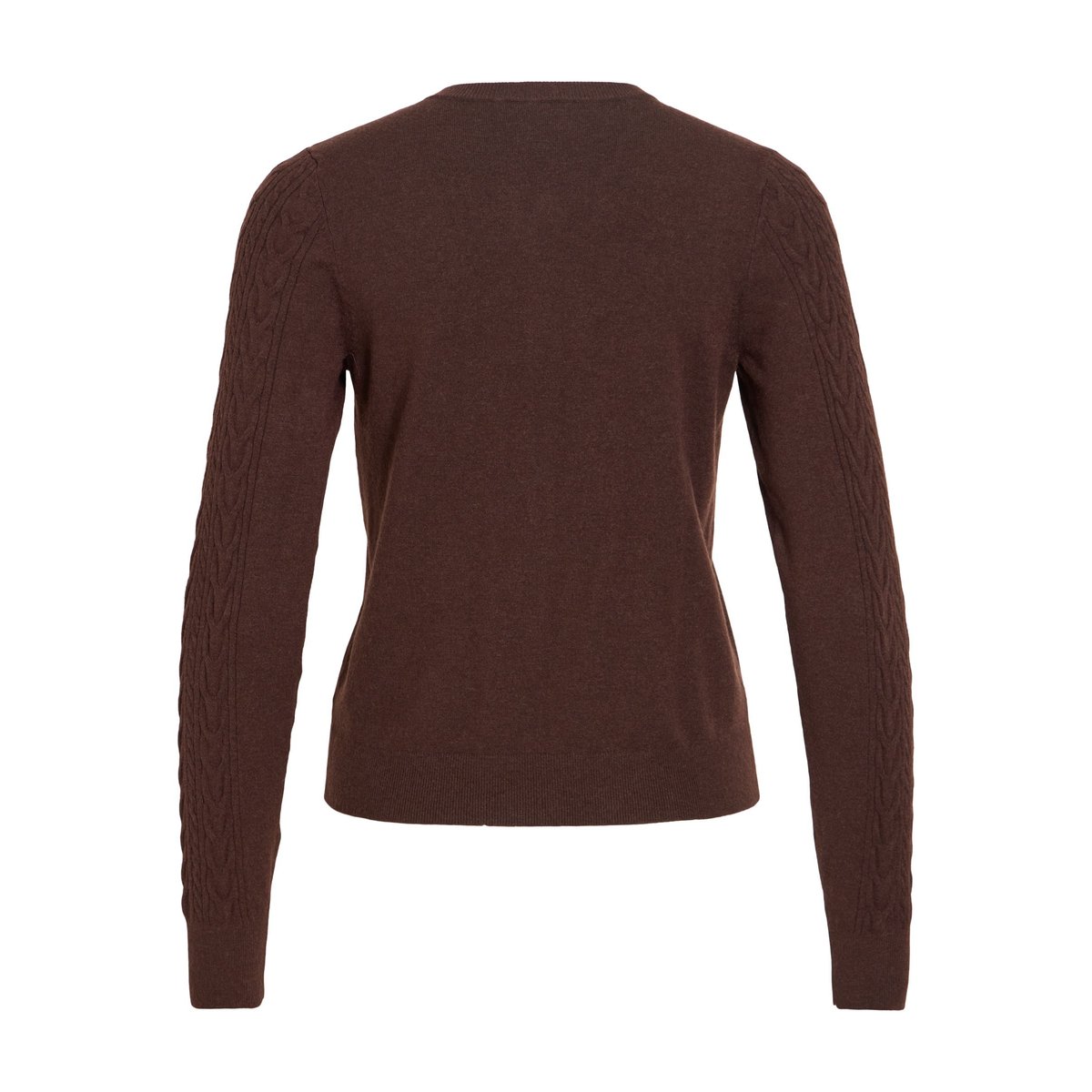 Cardigan En Maille marron - coffee bean1, VILA