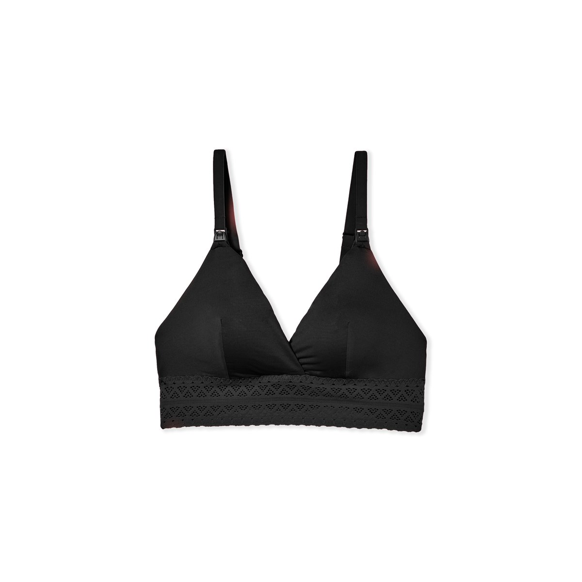 Soutien-gorge N.8 - Le triangle sans armatures de maternité, clips d'allaitement MUMMY BELLY noir, ETAM