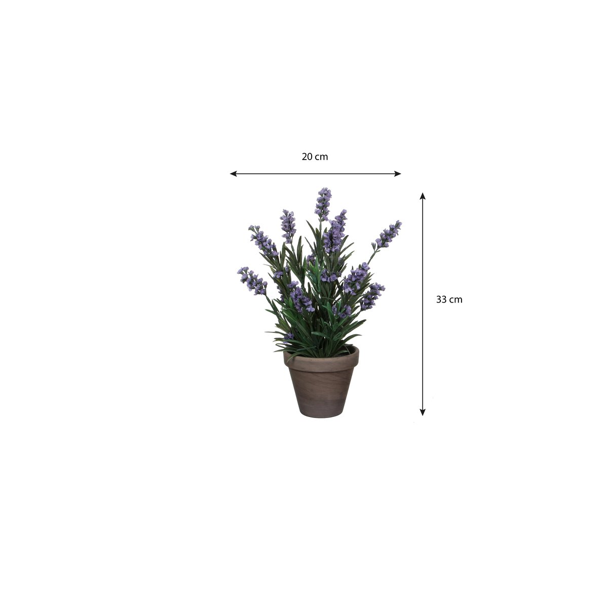 Plante artificielle LAVENDER bleu, MICA DECORATIONS
