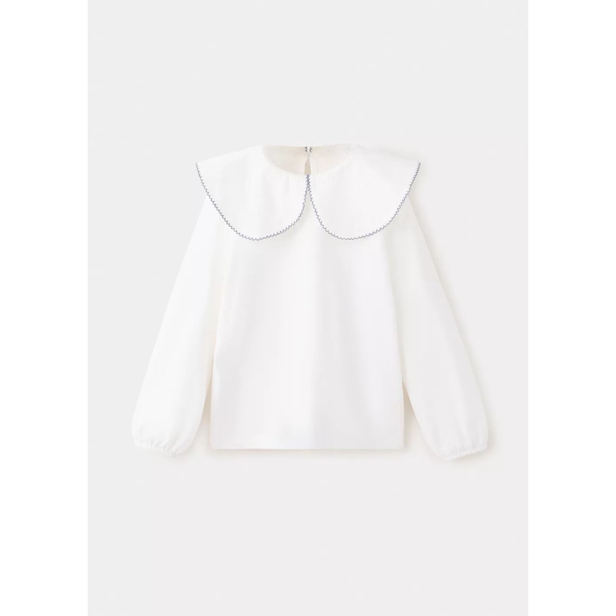 T-shirt col Claudine blanc cassé, MANGO BABY