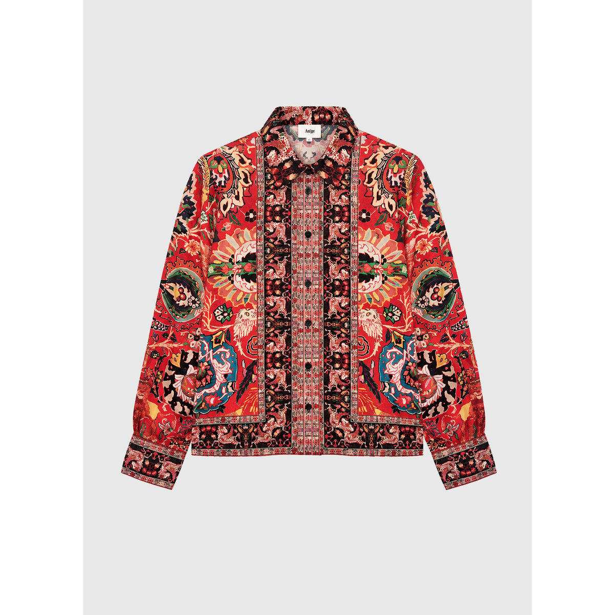 Chemise SARINA aubussy rouge, AN'GE